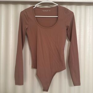 XS brown long sleeve body suit from Abercrombie